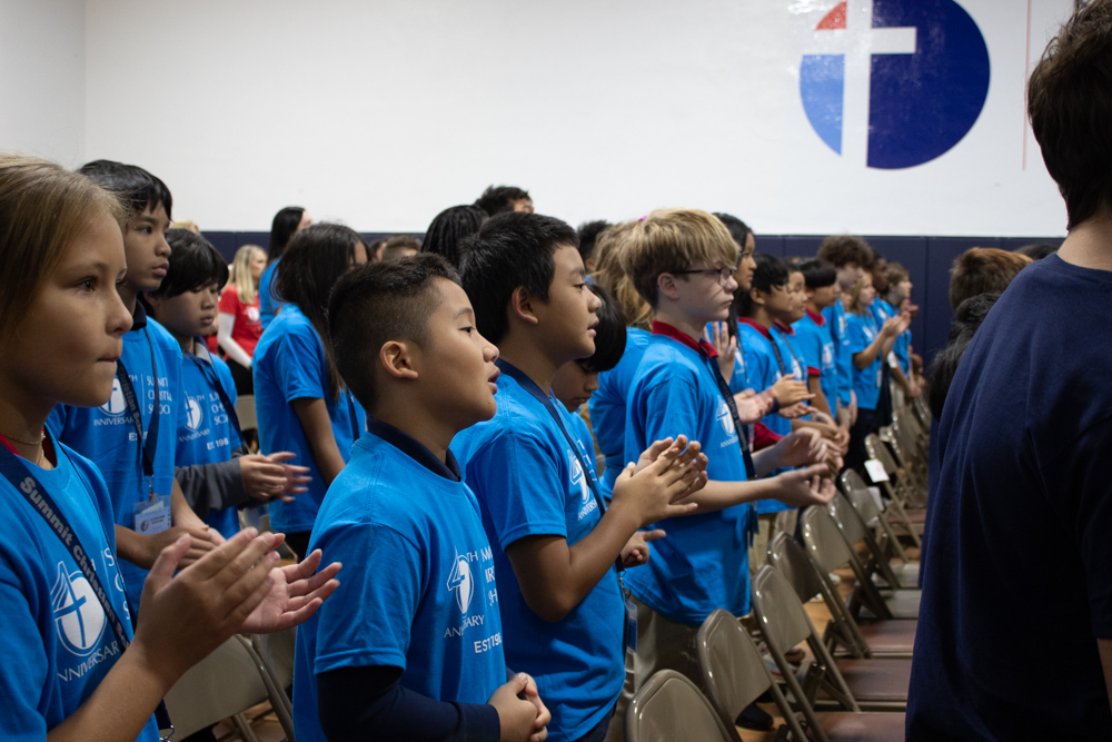 Children at 40th celebration