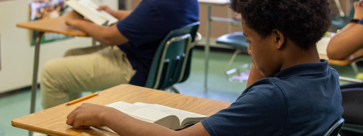 students in class