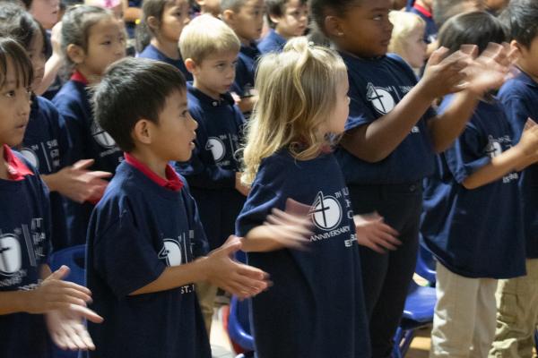 Children at 40th celebration