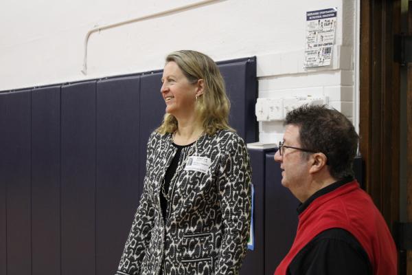 Senator Roegner with Mr. Ted Shure