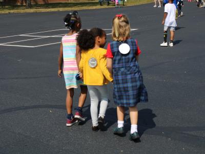 children on playground